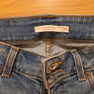 Levi's Superlow Flare Jean Medium Wash